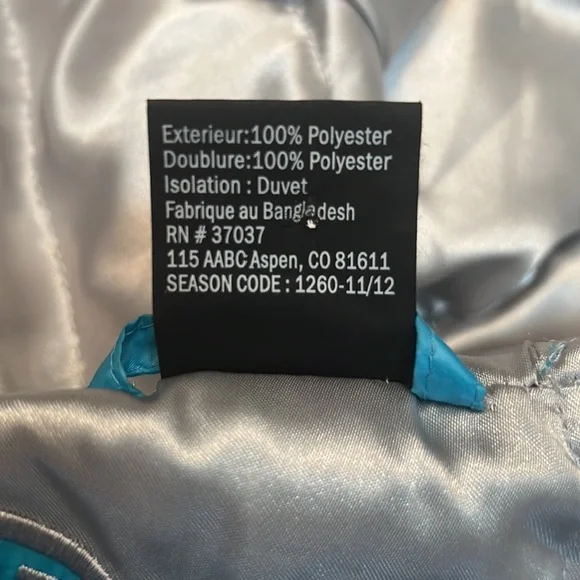 Obermeyer Women's XS Blue Kassi Quilted Hooded Down Zip Puffer Ski Vest - Picture 7 of 10